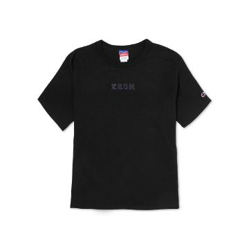 KROM x Champion T shirt Black