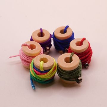 swiss kendama rainbow string pack